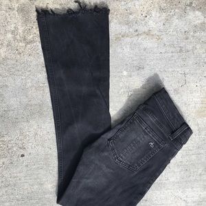 Rag & Bone Denim Black High Rise Bell sz 23/24